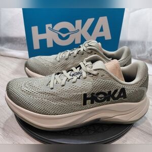NEW HOKA Mens / Womens Rincon 4 Running Shoes Olive Green Black Size 7.5 M 8.5 W